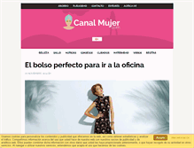 Tablet Screenshot of canalmujer.com